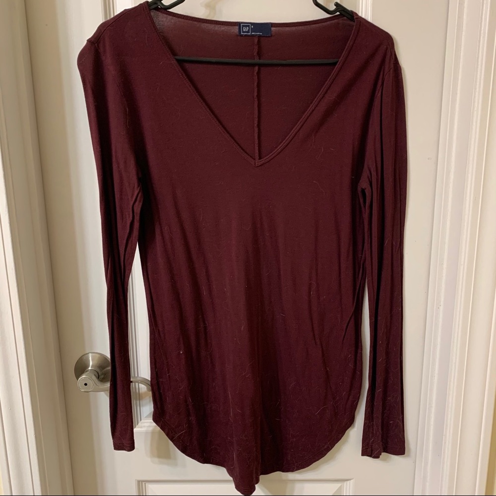 Maroon Tunic Top